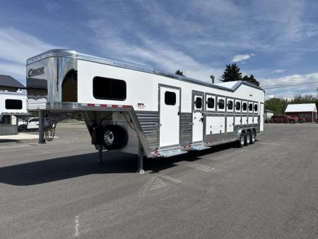 New 2027 Cimarron Norstar 8 Horse Trainer Trailer