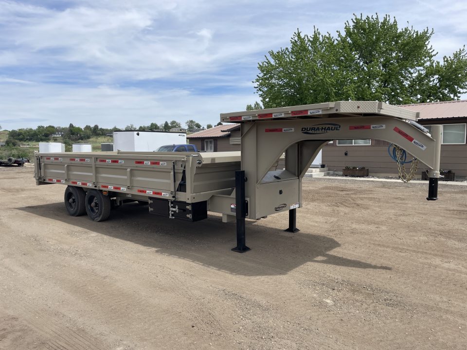 New 2026 Dura-Haul 8x20 24k Deckover Gooseneck Dump Trailer