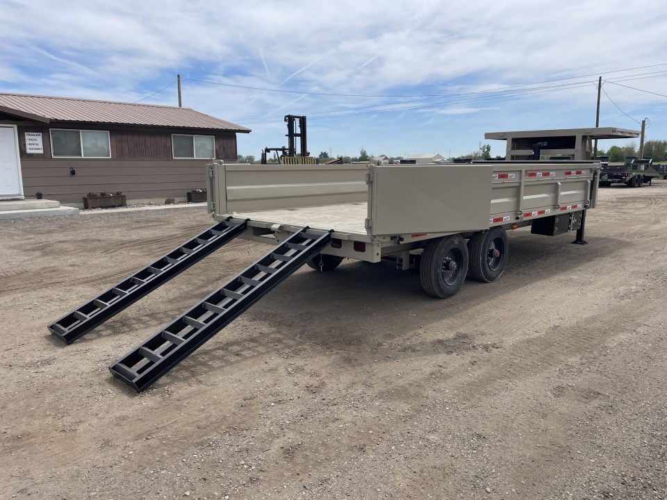 New 2026 Dura-Haul 8x20 24k Deckover Gooseneck Dump Trailer