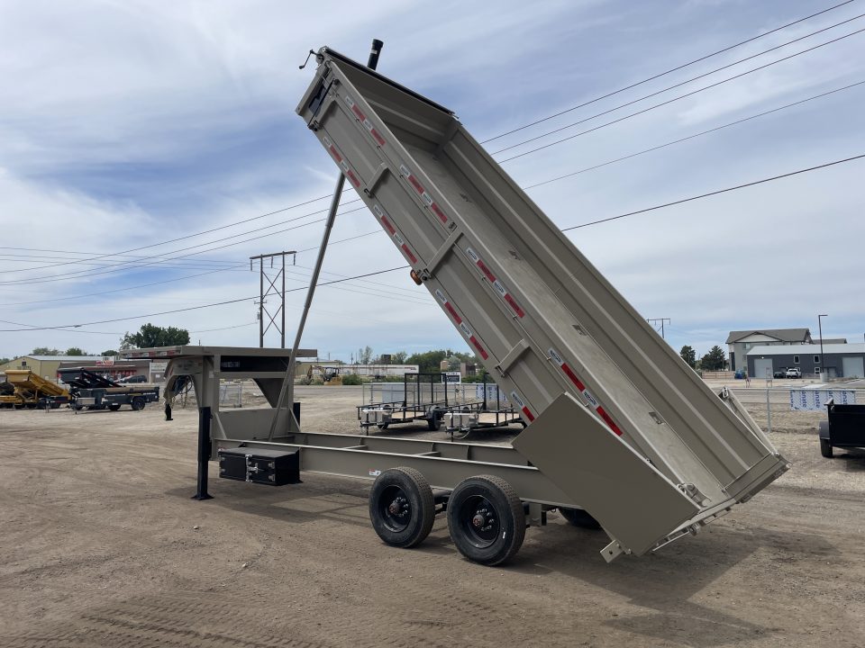 New 2026 Dura-Haul 8x20 24k Deckover Gooseneck Dump Trailer