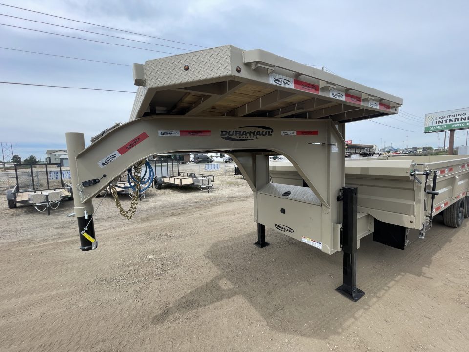 New 2026 Dura-Haul 8x20 24k Deckover Gooseneck Dump Trailer