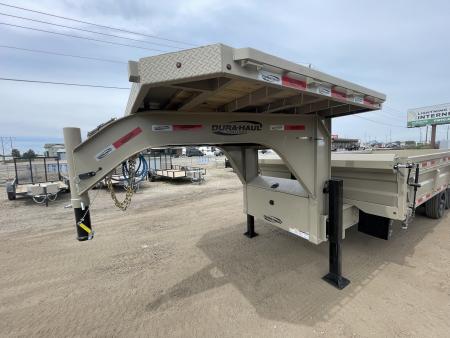 New 2026 Dura-Haul 8x20 24k Deckover Gooseneck Dump Trailer