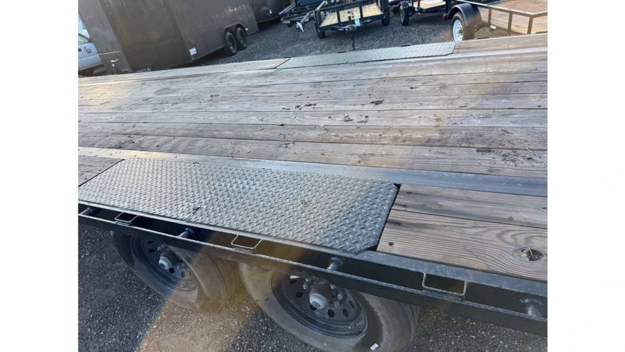 Used 2022 Big Tex Trailers 32Ft. Trailer with 14K Capacity and Mega Ramps