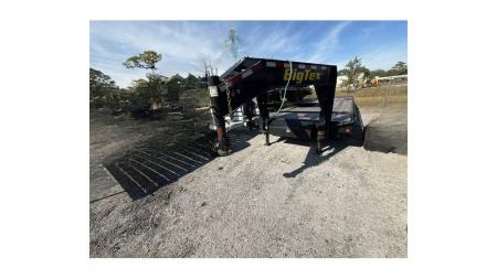 Used 2022 Big Tex Trailers 32Ft. Trailer with 14K Capacity and Mega Ramps