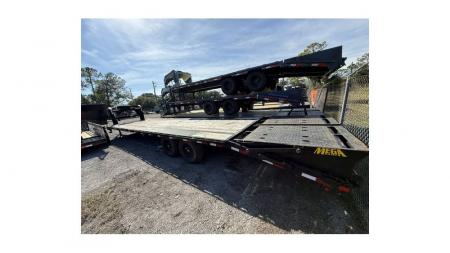 Used 2022 Big Tex Trailers 32Ft. Trailer with 14K Capacity and Mega Ramps