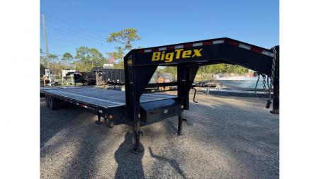 Used 2022 Big Tex Trailers 32Ft. Trailer with 14K Capacity and Mega Ramps