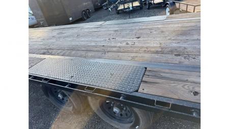 Used 2022 Big Tex Trailers 32Ft. Trailer with 14K Capacity and Mega Ramps
