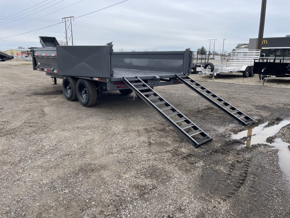 New 2026 Dura Haul 8X16 16K Deck Over Dump Trailer