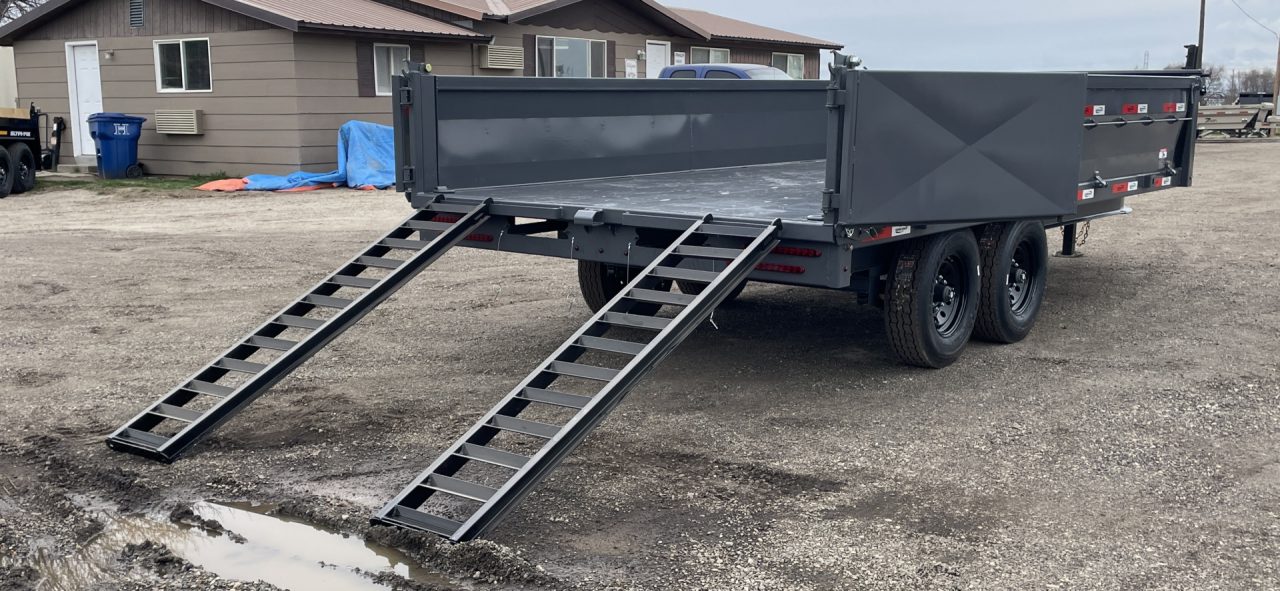 New 2026 Dura Haul 8X16 16K Deck Over Dump Trailer