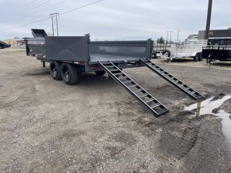 New 2026 Dura Haul 8X16 16K Deck Over Dump Trailer