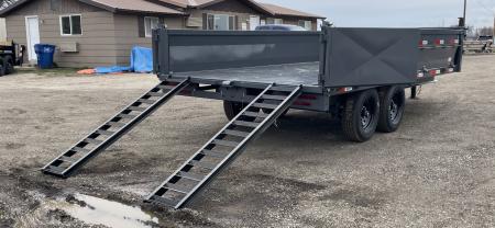 New 2026 Dura Haul 8X16 16K Deck Over Dump Trailer