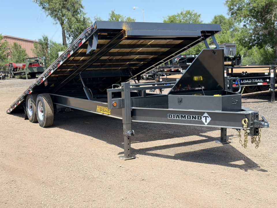 New 2026 Diamond T 8.5-24 Deckover TILT Equipment Hauler 16K GVWR