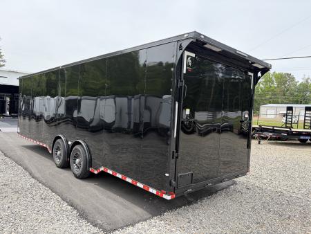 New 2026 Spartan 28' PRO SERIES Race Trailer, 12K GVWR, Polycor, Finished Race Interior, A/C
