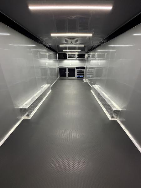 New 2026 Spartan 28' PRO SERIES Race Trailer, 12K GVWR, Polycor, Finished Race Interior, A/C