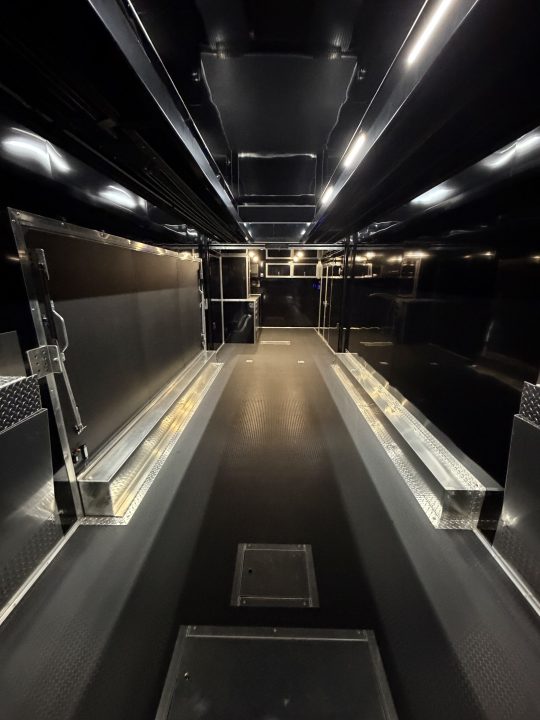 New 2026 Haulmark 32 EDGE Aluminum Stacker, .050 Upgrade, Premium Escape Door, Fully Finished, Lift, Awning, Air Prep