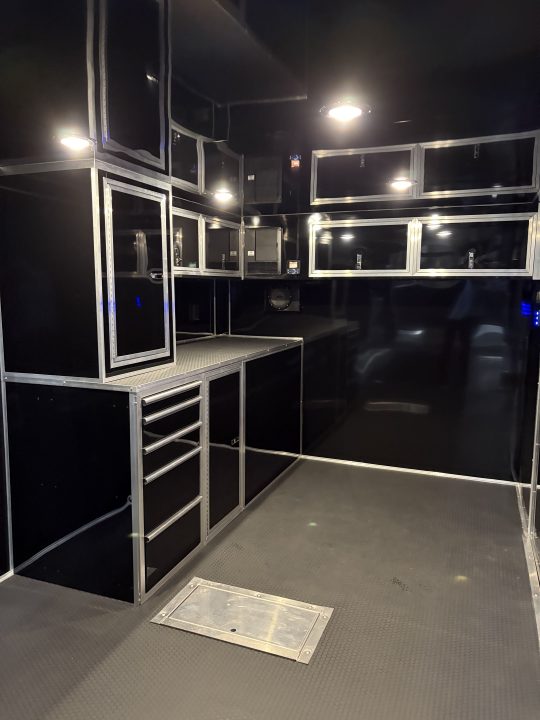 New 2026 Haulmark 32 EDGE Aluminum Stacker, .050 Upgrade, Premium Escape Door, Fully Finished, Lift, Awning, Air Prep