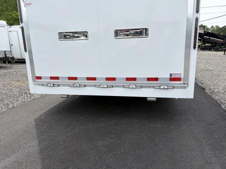 New 2026 Haulmark 32 EDGE Aluminum Stacker, .050 Upgrade, Premium Escape Door, Fully Finished, Lift, Awning, Air Prep
