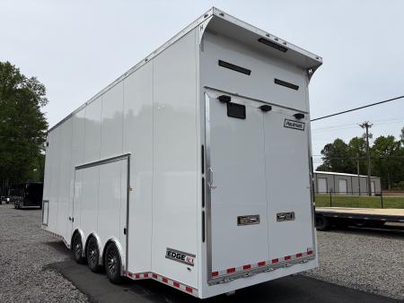 New 2026 Haulmark 32 EDGE Aluminum Stacker, .050 Upgrade, Premium Escape Door, Fully Finished, Lift, Awning, Air Prep