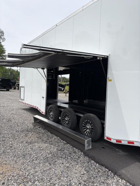New 2026 Haulmark 32 EDGE Aluminum Stacker, .050 Upgrade, Premium Escape Door, Fully Finished, Lift, Awning, Air Prep