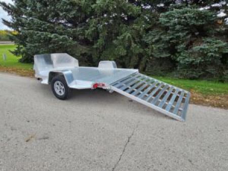 New 2027 ALUMA MC210S-R-RTD Motorcycle Trailer