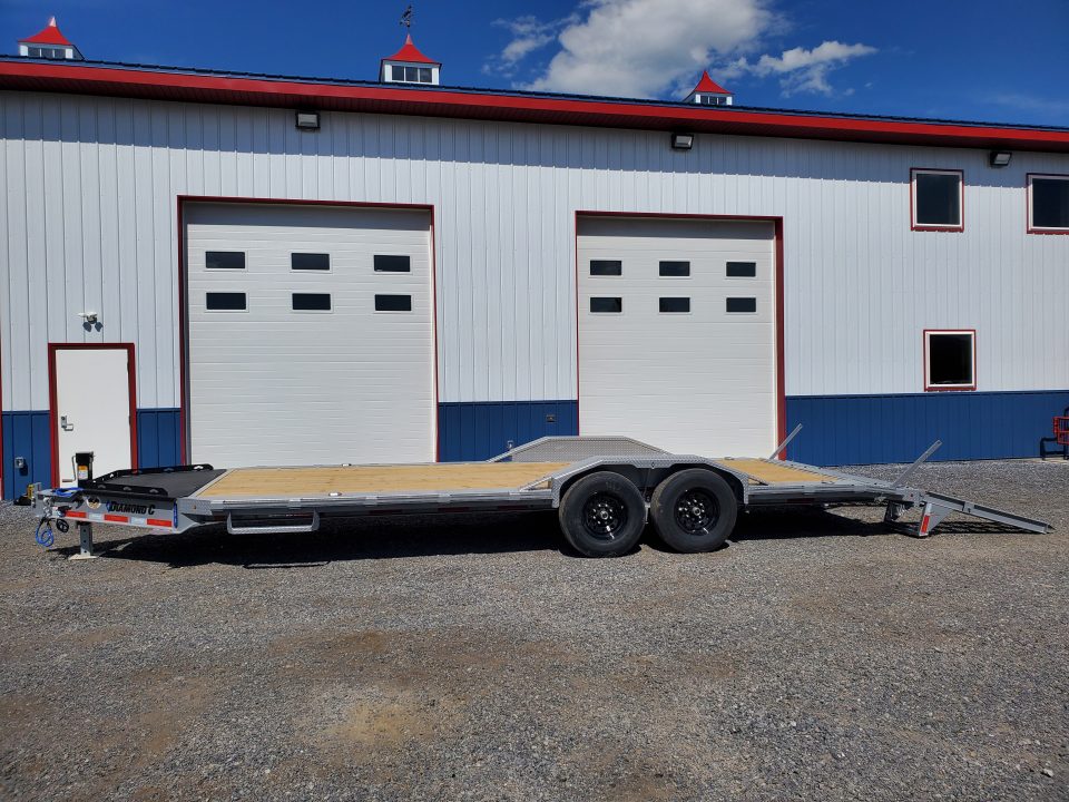 New 2026 Diamond C Trailers LPX207 Equipment Trailer / 102"X22' / 15500 GVWR