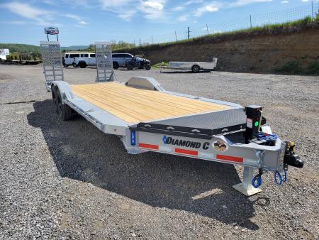 New 2026 Diamond C Trailers LPX207 Equipment Trailer / 102"X22' / 15500 GVWR