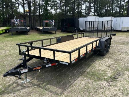 New 2026 Down 2 Earth Trailers 82X20 Utility Trailer with #5200 Axles