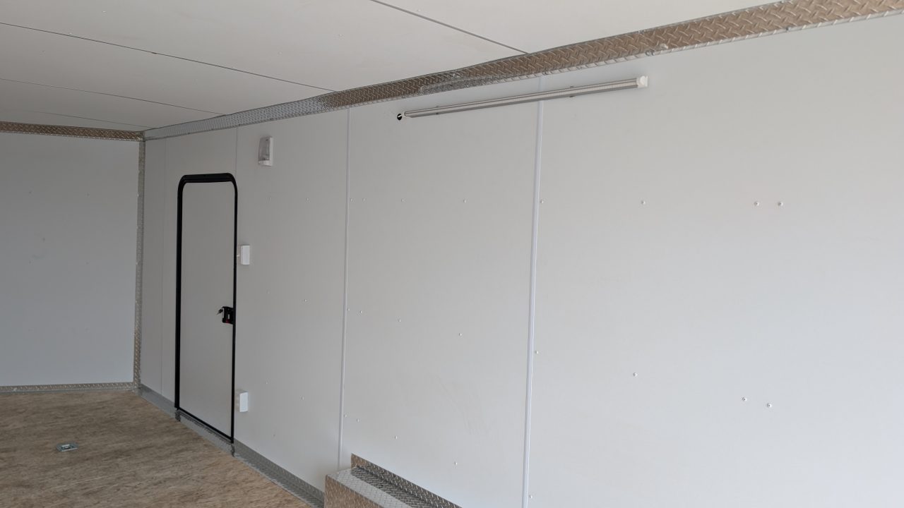 New 2026 Legend 8.5 x 22 + 2' V Thunder Enclosed Car Hauler w/ Ramp Door (84" Interior)