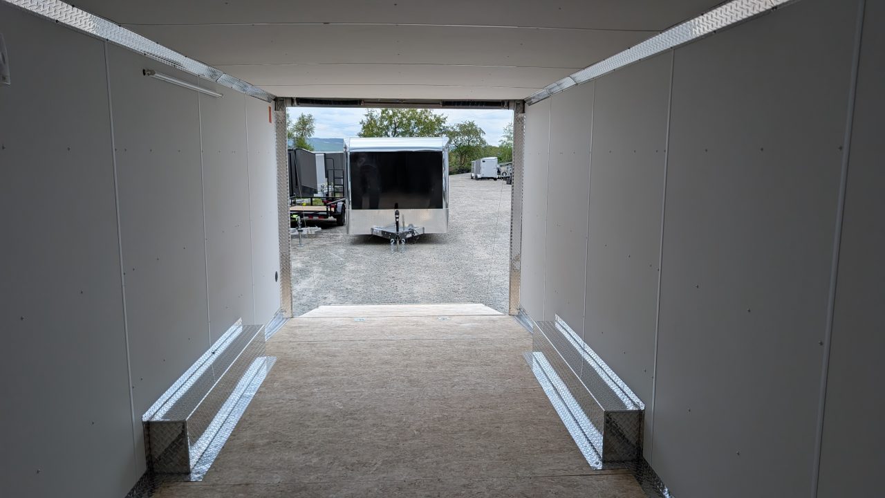 New 2026 Legend 8.5 x 22 + 2' V Thunder Enclosed Car Hauler w/ Ramp Door (84" Interior)