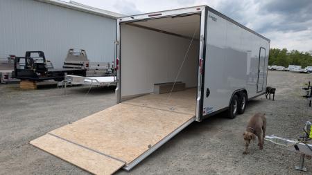 New 2026 Legend 8.5 x 22 + 2' V Thunder Enclosed Car Hauler w/ Ramp Door (84" Interior)