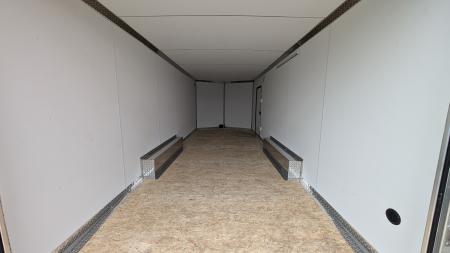 New 2026 Legend 8.5 x 22 + 2' V Thunder Enclosed Car Hauler w/ Ramp Door (84" Interior)