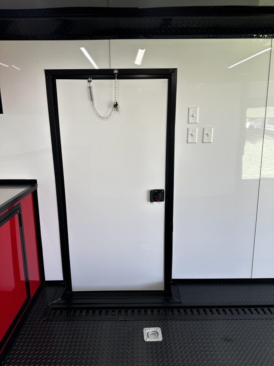 New 2026 Luxe 8.5x24 Race Trailer - Finished Interior- 5200LB Torsion - Full Escape Door-Removable Fender