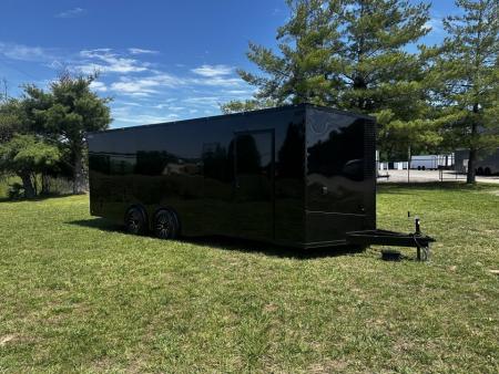 New 2026 Luxe 8.5x24 Race Trailer - Finished Interior- 5200LB Torsion - Full Escape Door-Removable Fender