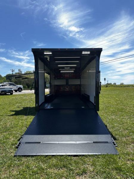 New 2026 Luxe 8.5x24 Race Trailer - Finished Interior- 5200LB Torsion - Full Escape Door-Removable Fender