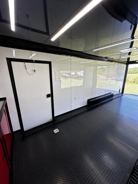 New 2026 Luxe 8.5x24 Race Trailer - Finished Interior- 5200LB Torsion - Full Escape Door-Removable Fender