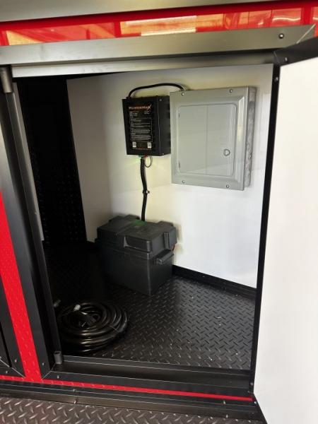 New 2026 Luxe 8.5x24 Race Trailer - Finished Interior- 5200LB Torsion - Full Escape Door-Removable Fender