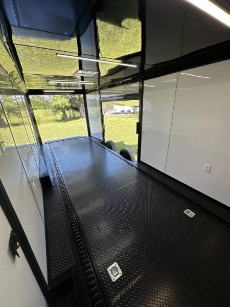 New 2026 Luxe 8.5x24 Race Trailer - Finished Interior- 5200LB Torsion - Full Escape Door-Removable Fender