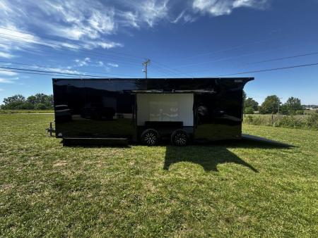 New 2026 Luxe 8.5x24 Race Trailer - Finished Interior- 5200LB Torsion - Full Escape Door-Removable Fender