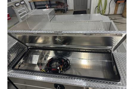 New Martin Truck Bodies Aluminum Gooseneck Service Body DRW 8' Diamond Tread * Interior Lights * Clear Lens * Back Window CutOut Gooseneck Bodies