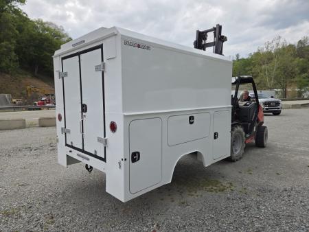 New Dura Mag Truck Bodies S-Series Aluminum Canopy Service Body 8' SRW 63"