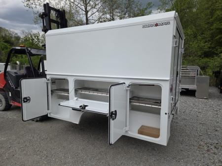 New Dura Mag Truck Bodies S-Series Aluminum Canopy Service Body 8' SRW 63"