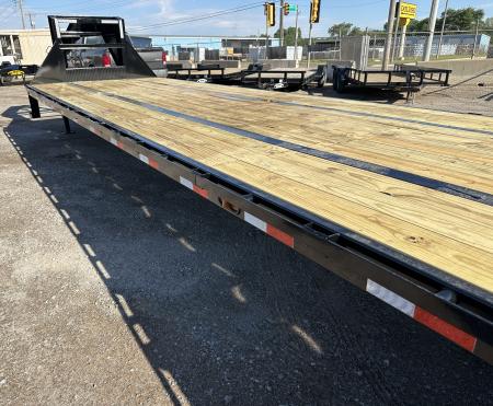 New 2026 East Texas Trailers 40' Tandem Dual Gooseneck Pierce Frame Macho Dove Tail Equipment Trailer