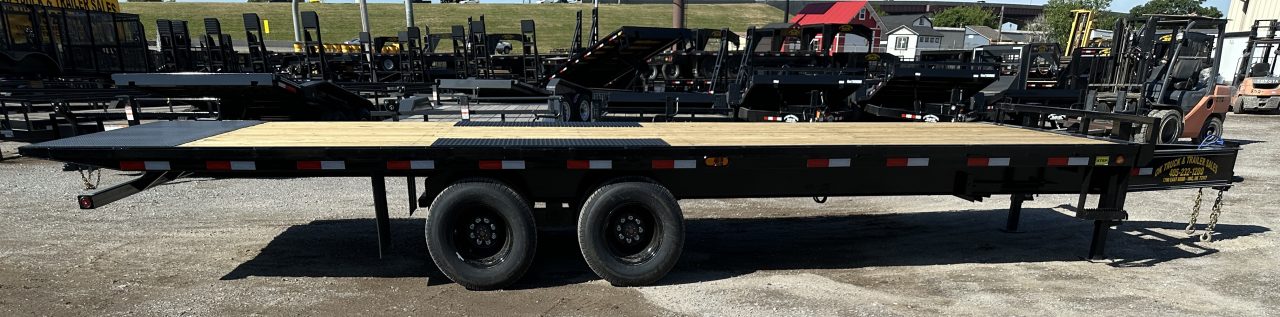 New 2026 East Texas Trailers 25' Tandem Dual Gooseneck Full Tilt Equipment Trailer