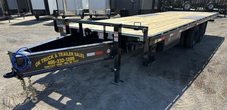 New 2026 East Texas Trailers 25' Tandem Dual Gooseneck Full Tilt Equipment Trailer