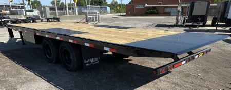 New 2026 East Texas Trailers 25' Tandem Dual Gooseneck Full Tilt Equipment Trailer