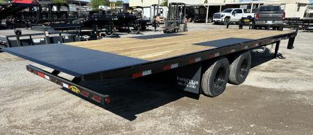 New 2026 East Texas Trailers 25' Tandem Dual Gooseneck Full Tilt Equipment Trailer