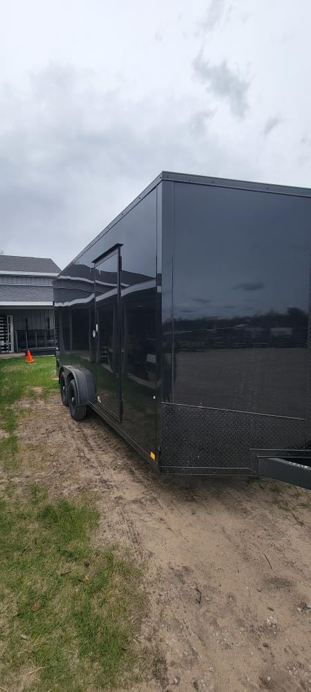 New 2026 Formula Trailers 7.5X18 UTV BLACK BLACK OUT 7K Cargo / Enclosed Trailer