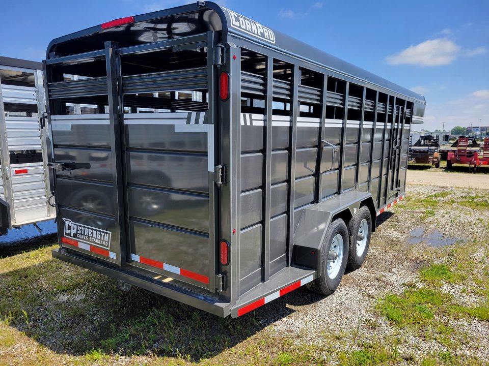New 2026 CornPro 6x20 Stock Trailer SG-20-7S