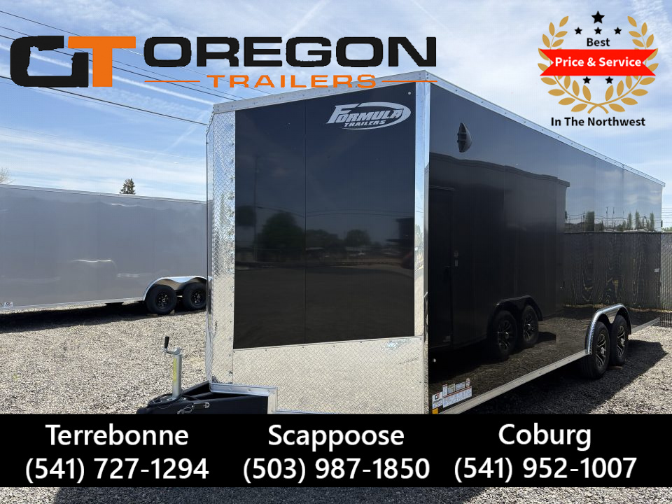 New 8.5X24 TA 10K Formula Enclosed Car Hauler
