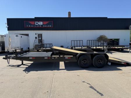 New 2026 Stag Trailers 24' 14K TILT with Cylinder Equipment Trailer